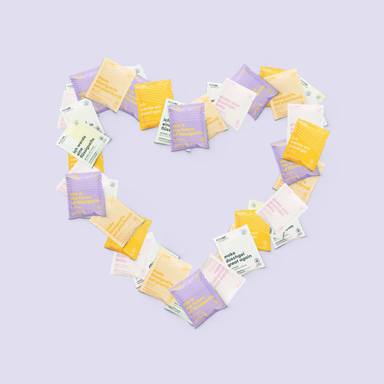 Die Produkte von FUTURE STORIES sind das ideale nachhaltige Valentinstagsgeschenk.