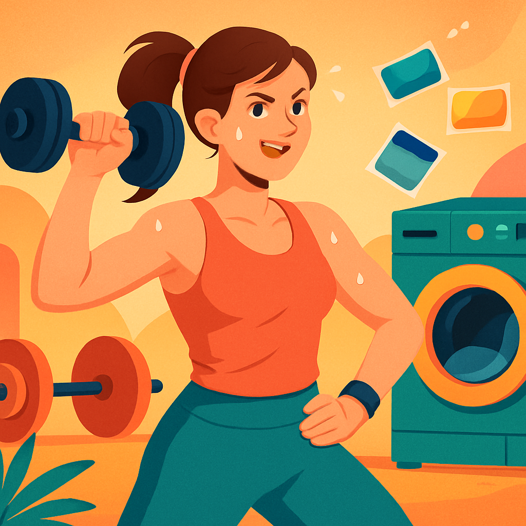 Get Your Clothes in Shape - mit unseren Sport-Waschmittelstreifen