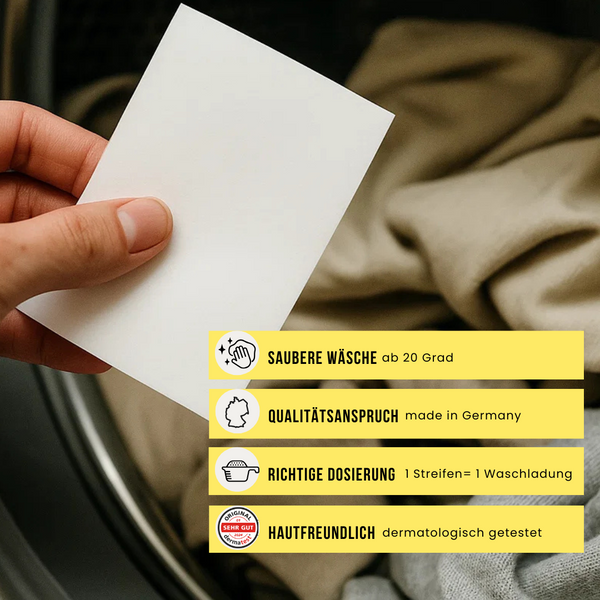 Waschmittelstreifen - 1. Gen. - Natürliche Frische