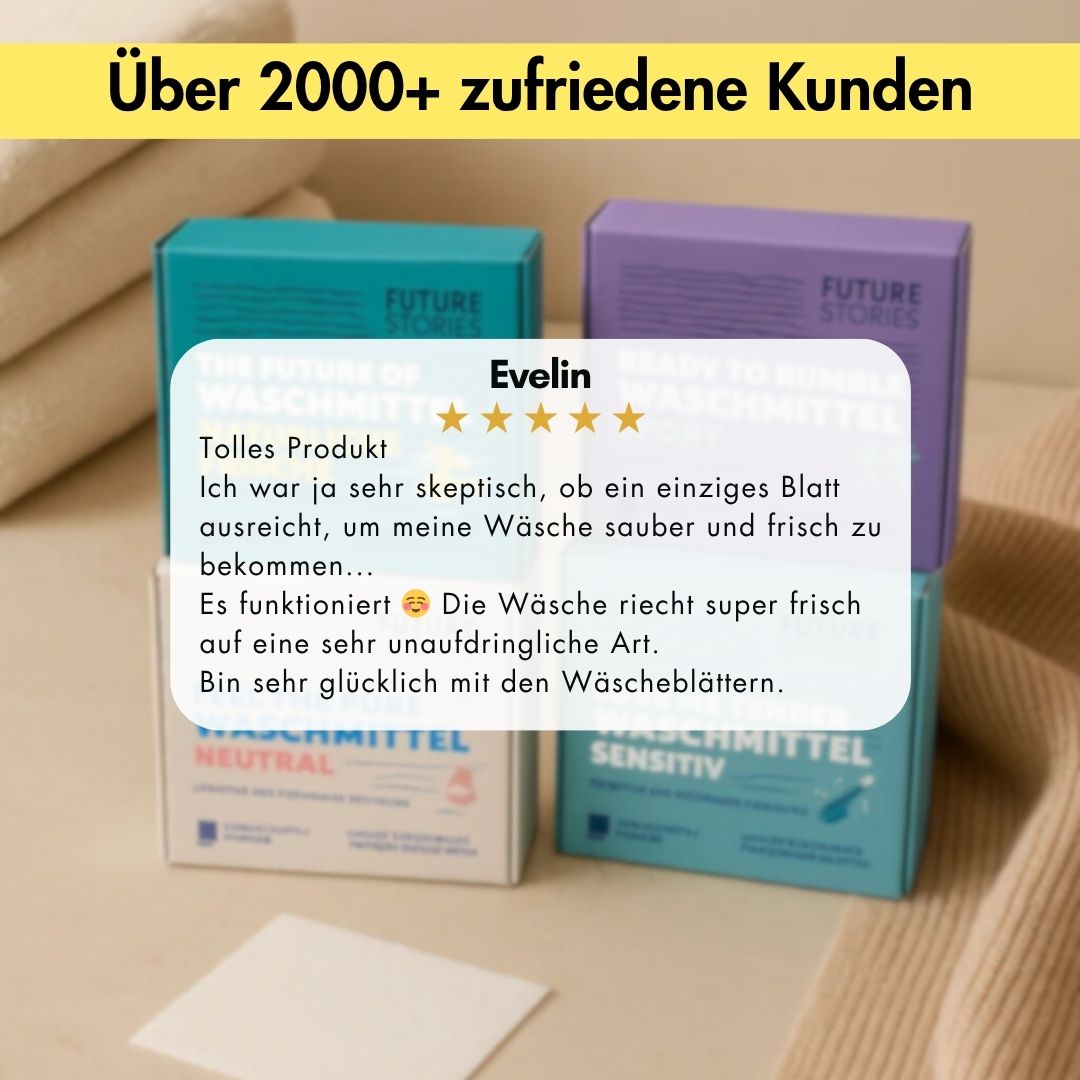 Waschmittelstreifen - Natürliche Frische