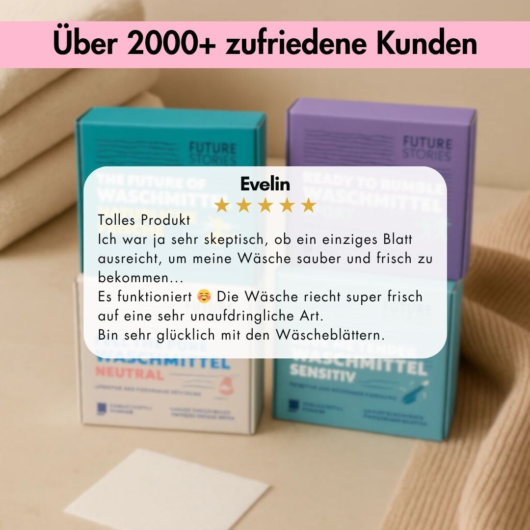 Waschmittelstreifen - 1. Gen. - Neutral