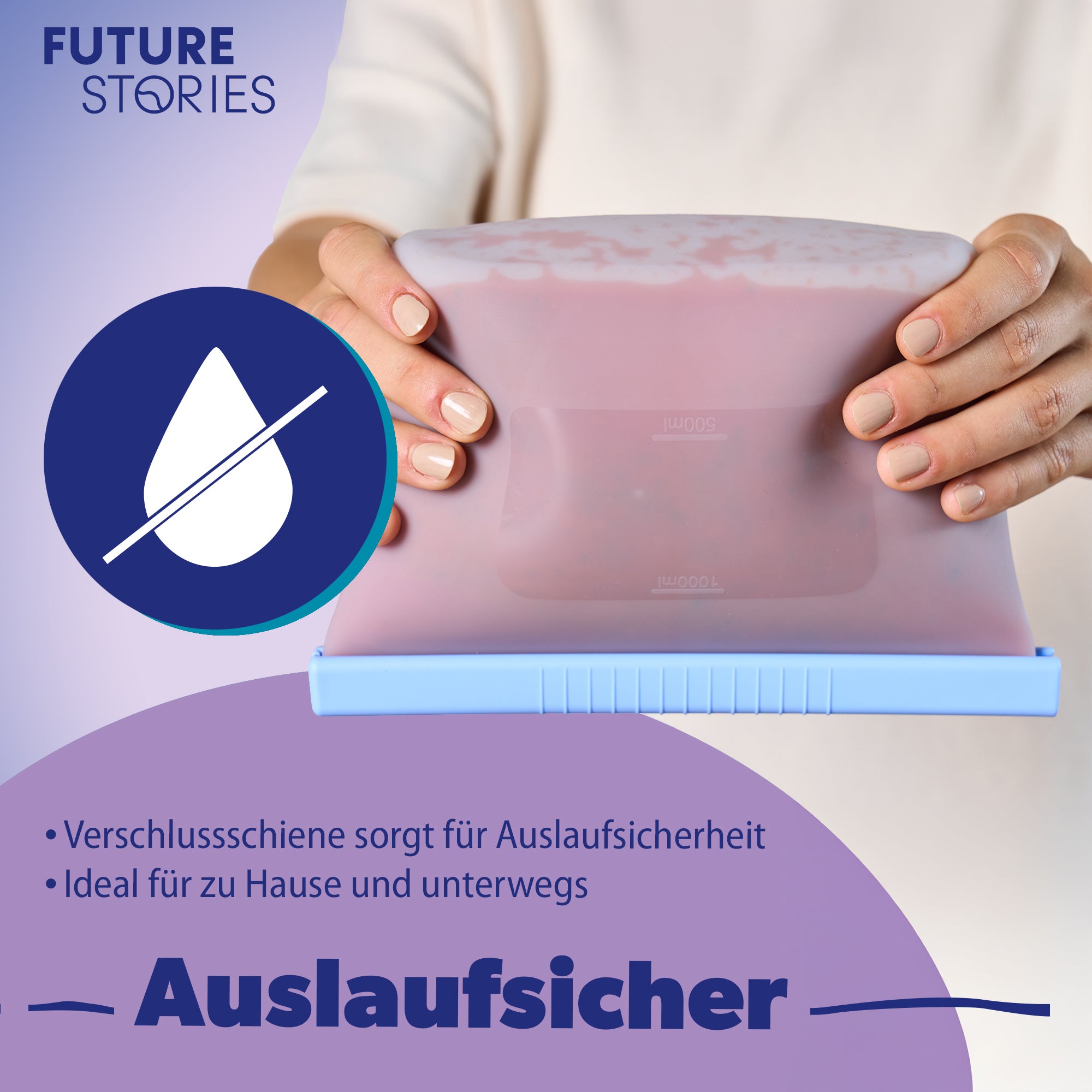 Silikonbeutel - 1l
