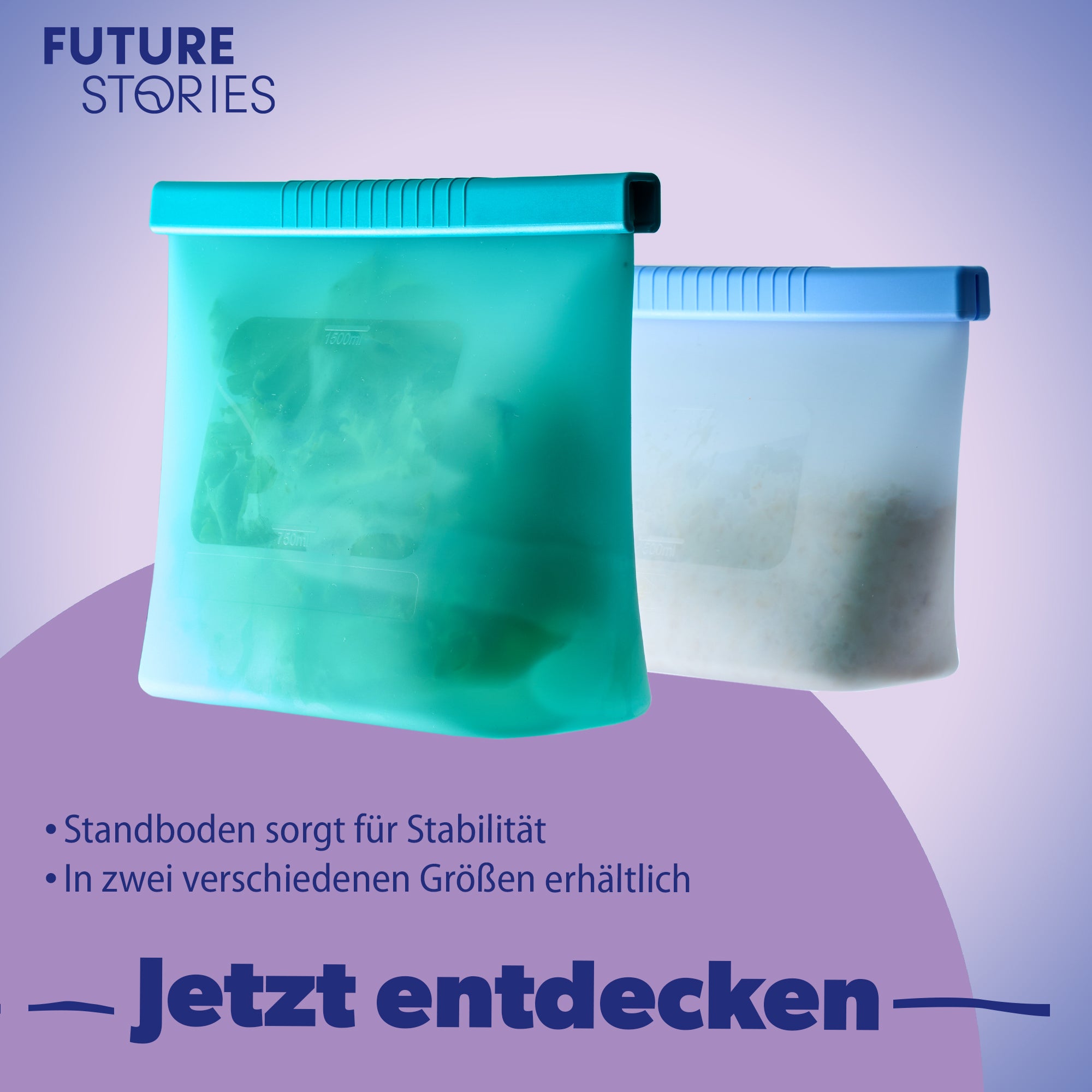 Silikonbeutel - 1l