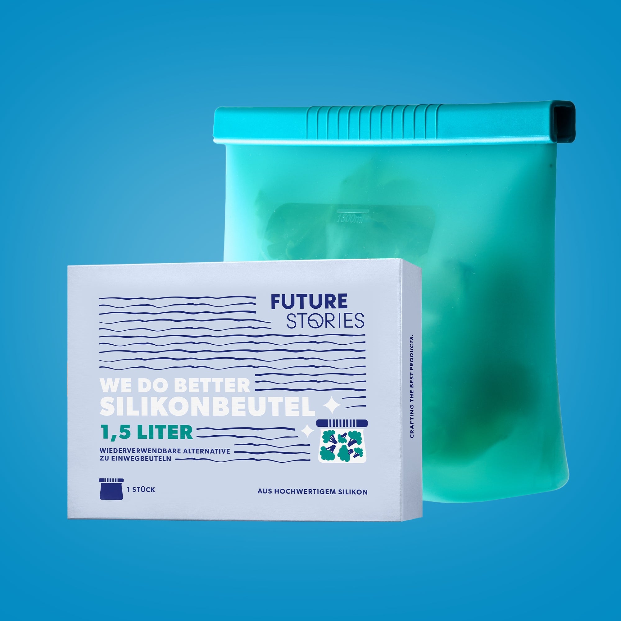 Silikonbeutel - 1,5l