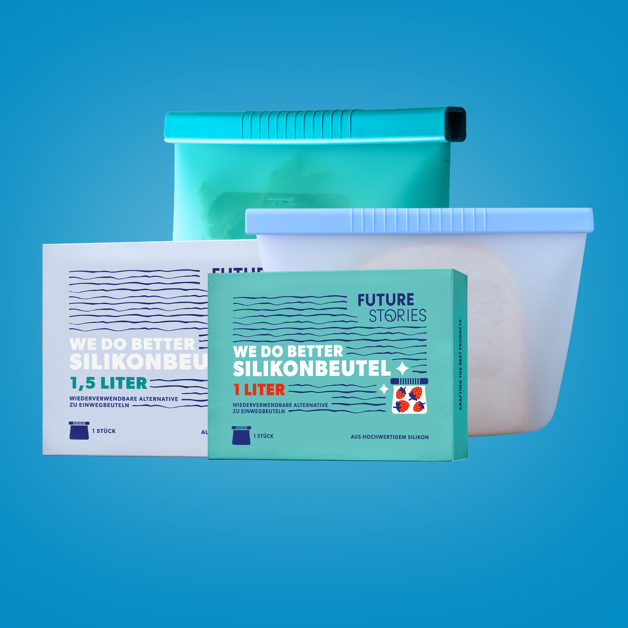 Starterpaket Silikonbeutel