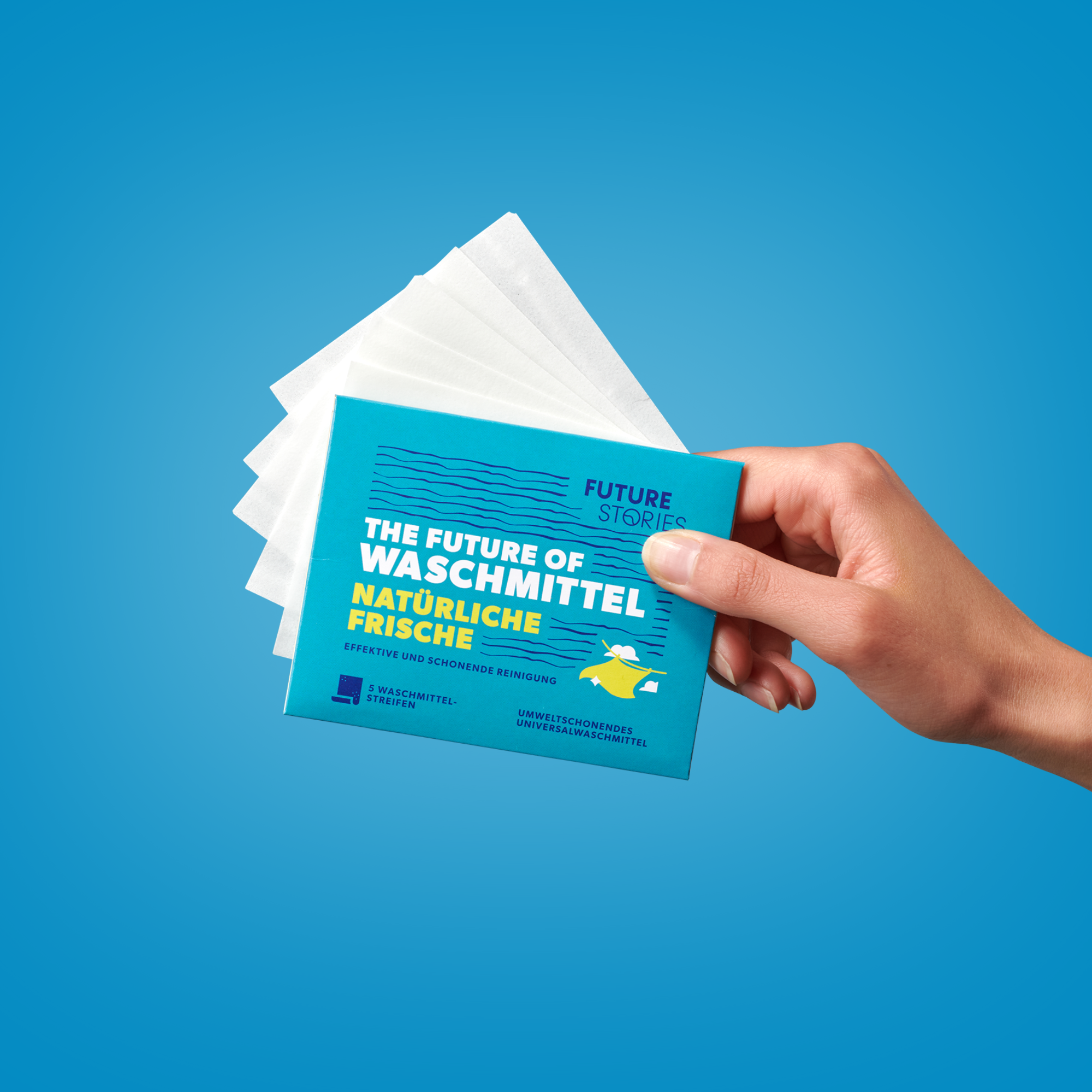 Waschmittelstreifen Probiergröße - Natürliche Frische