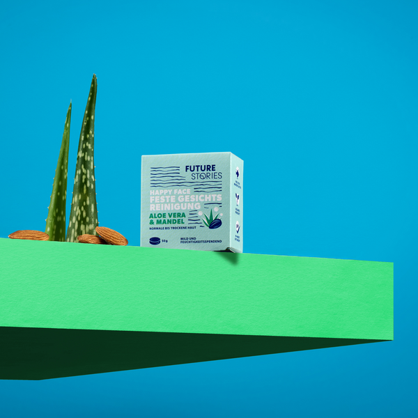 Fester Gesichtsreiniger - Aloe Vera & Mandel