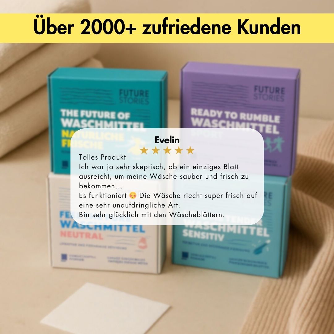 Waschmittelstreifen - 1. Gen. - Natürliche Frische